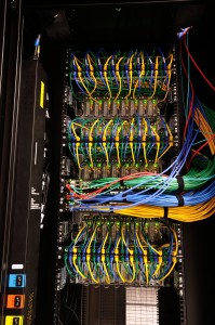Back of Microcloud rack