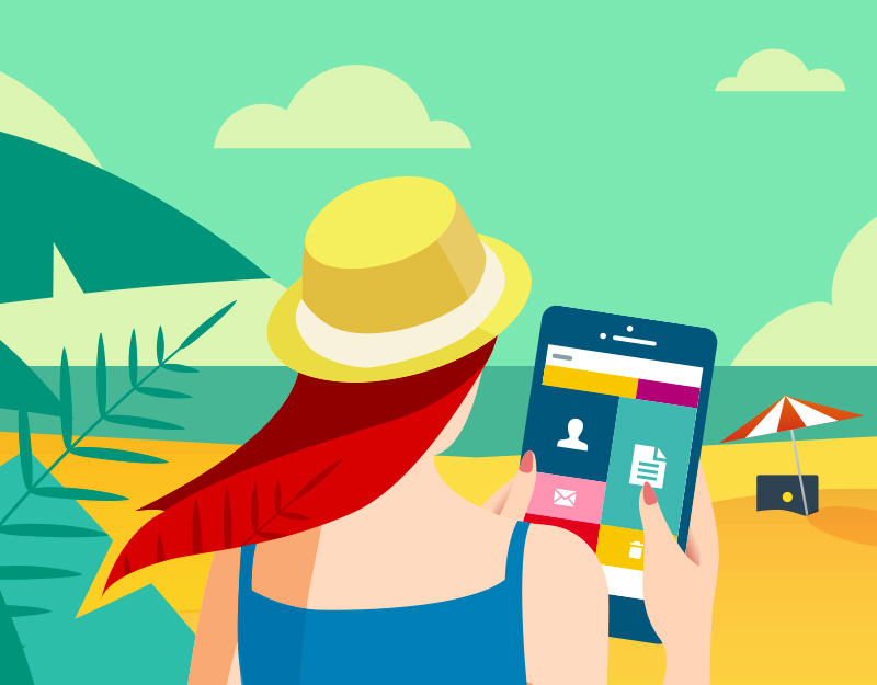 Hero image of How to Stay Connected Even On VacationWhy You Should Choose a Website Over Facebook