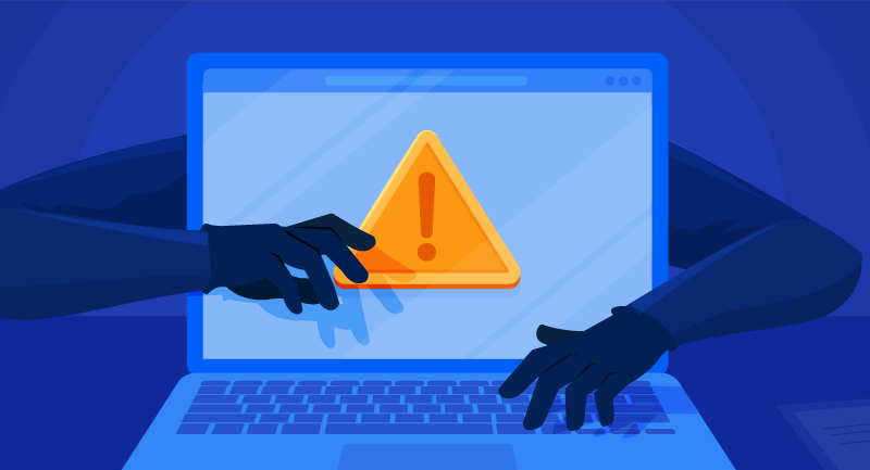 hacker trying to access password on laptop
