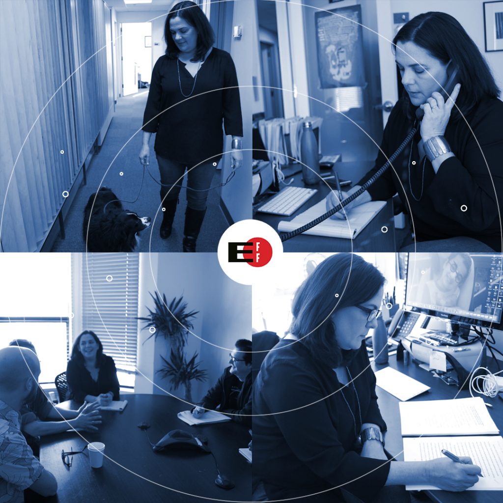 A day in the life of EFF's Corynne McSherry