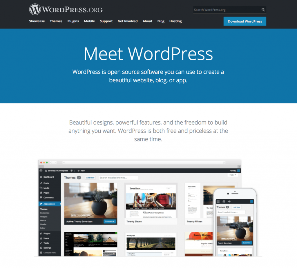WordPress.org screenshot