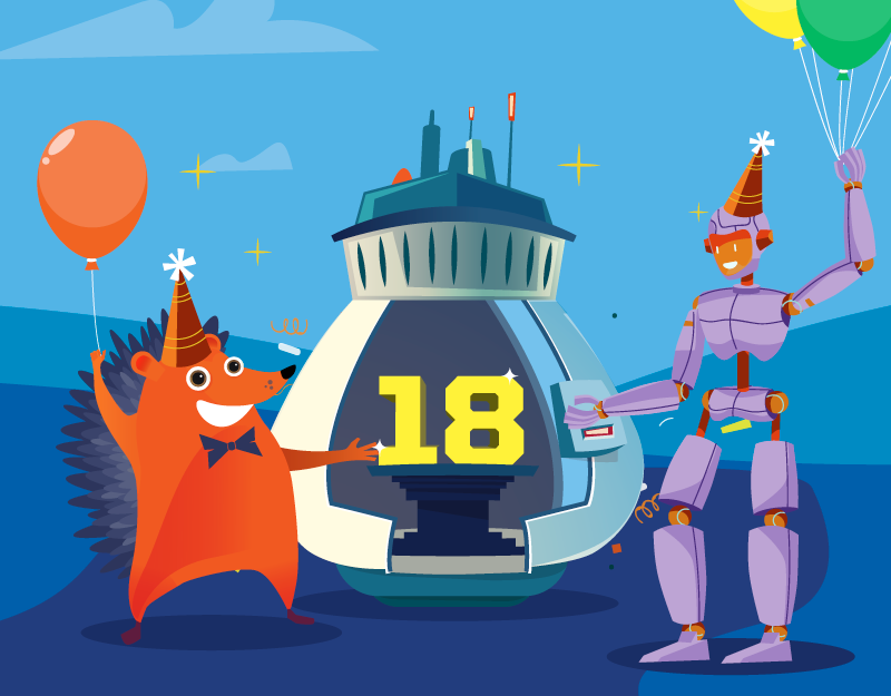 Hero image of Our Big 18 – Namecheap Comes of Age in 2018