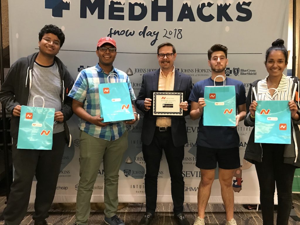 winning team at Medhacks