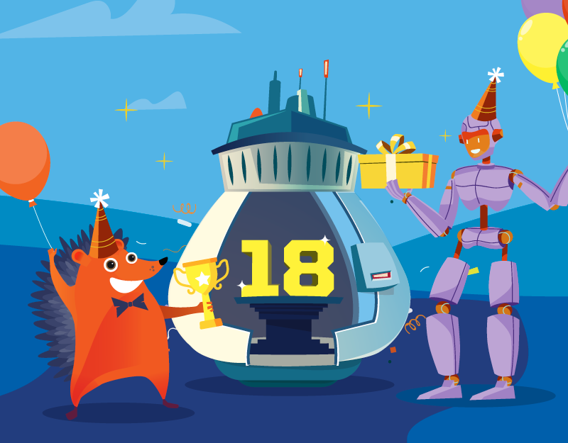 Hero image of Our Big 18th Birthday is Today