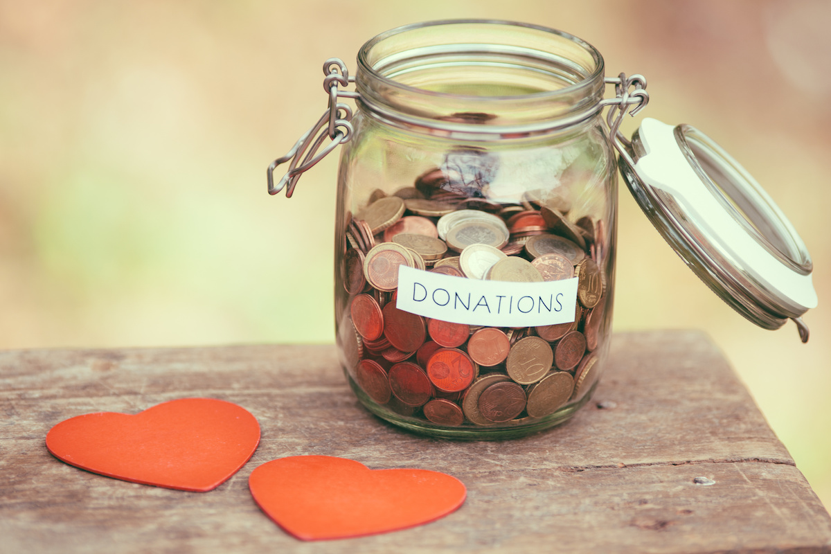donation jar