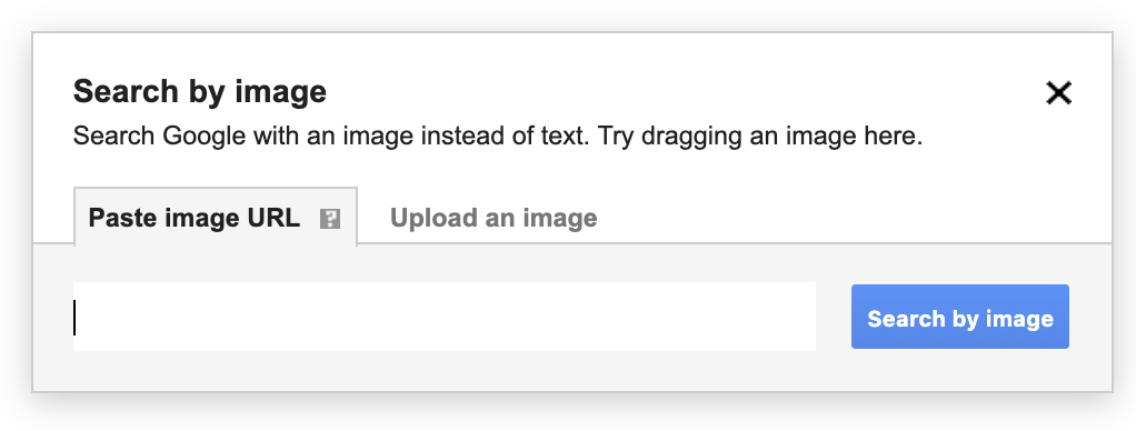 screenshot of search by image