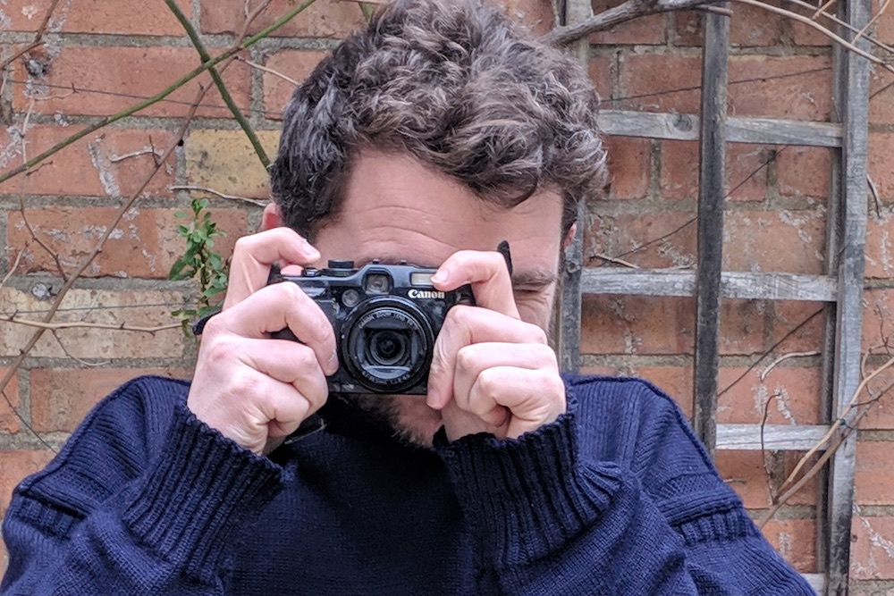 Tim Dickinson with camera