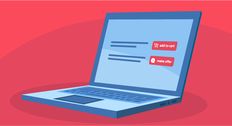 laptop with domain sale