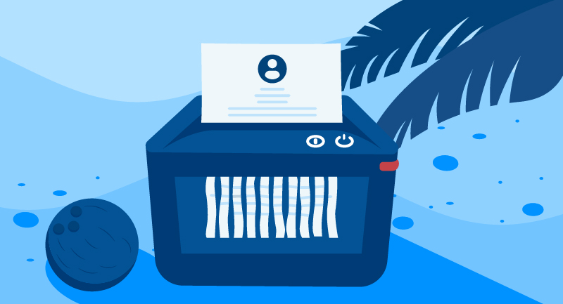 shredding documents for privacy