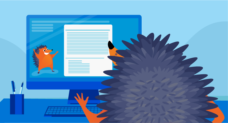 Hedgehog learning online