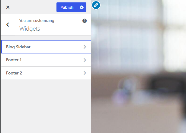 Classic Editor widgets
