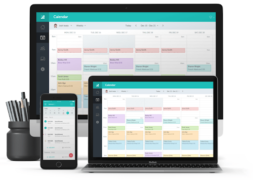 screenshot of setmore.com