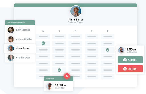screenshot of youcanbookme.com