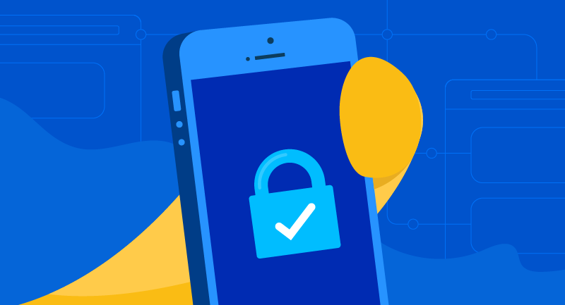 SSL padlock on mobile