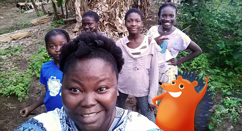 participants at Uwani Hub summer coding school