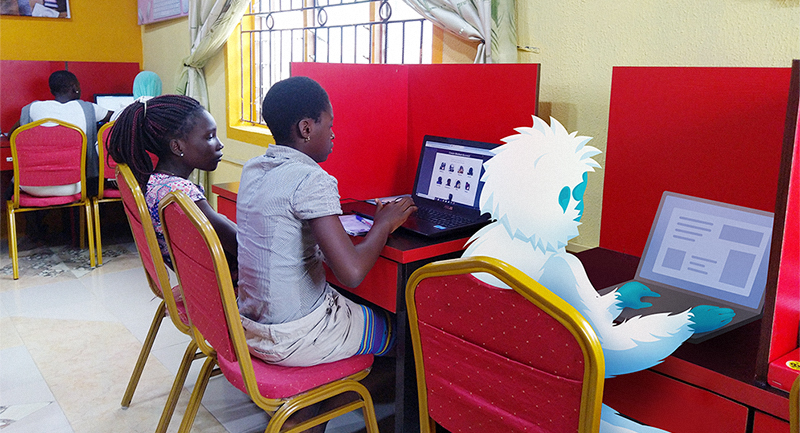 Coding champions hard at work