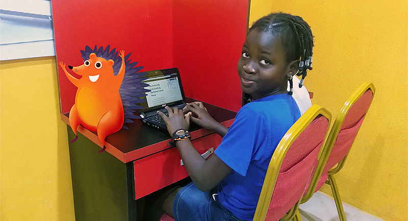 Michelle Job (age 11) learning the basics