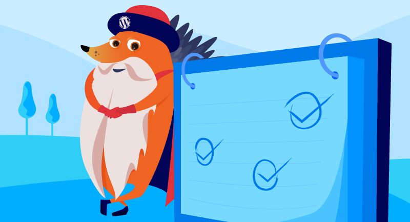 Gutenberg hedgehog with checklist
