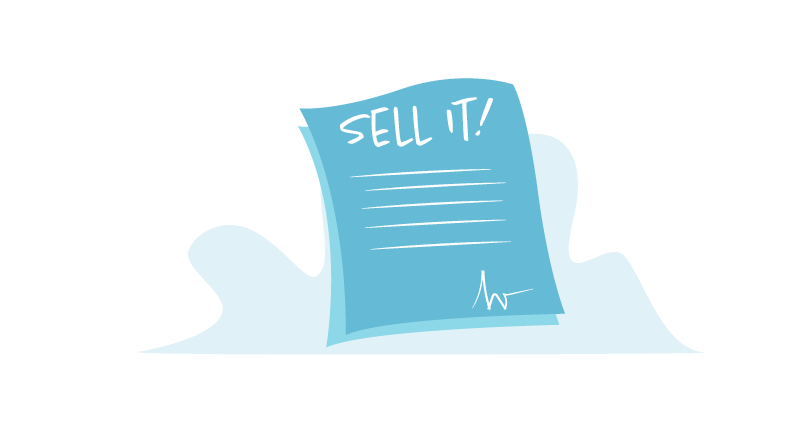 Sales contract graphic