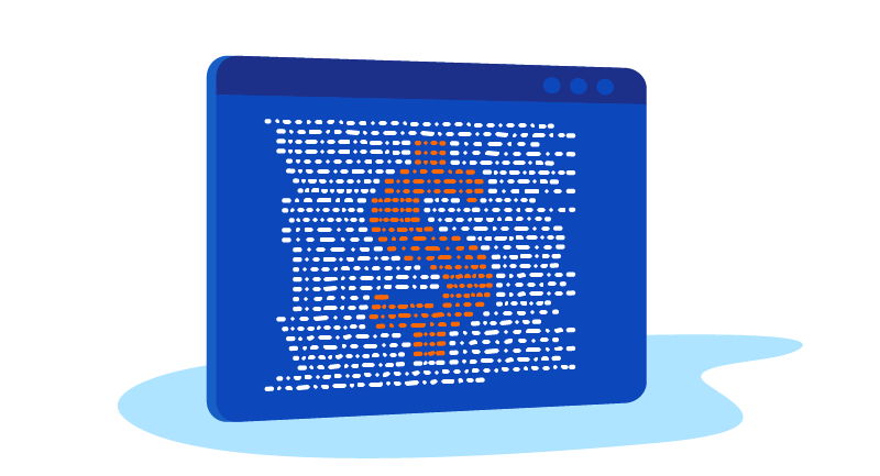 dollar sign over code