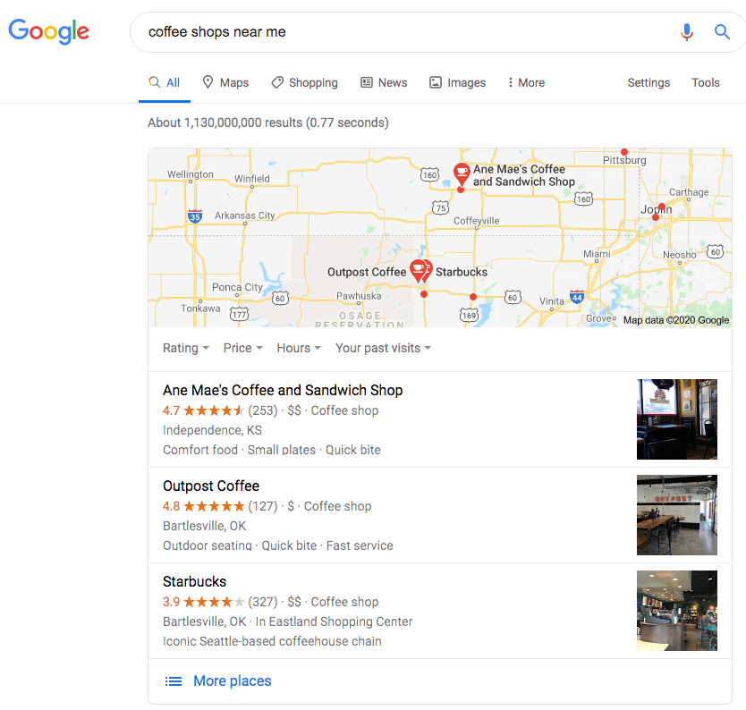 google local search