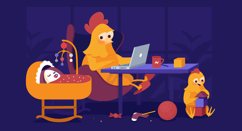 Hero image of How to Work From Home with Kids