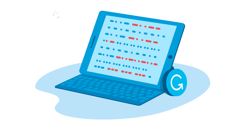 checking content with Grammarly