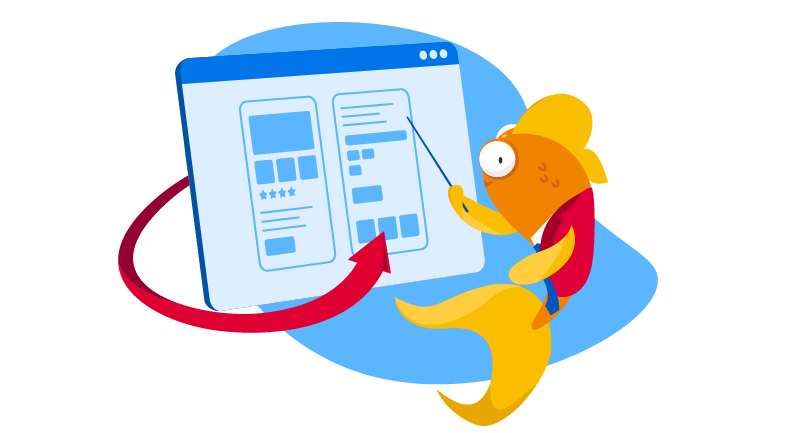 Fish teaching about business