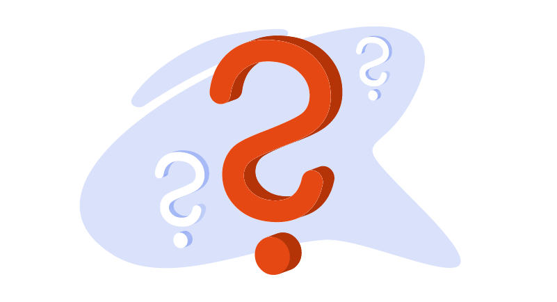 Question marks
