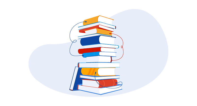 stack of books