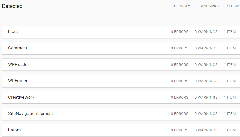 Structured data output of GeneratePress