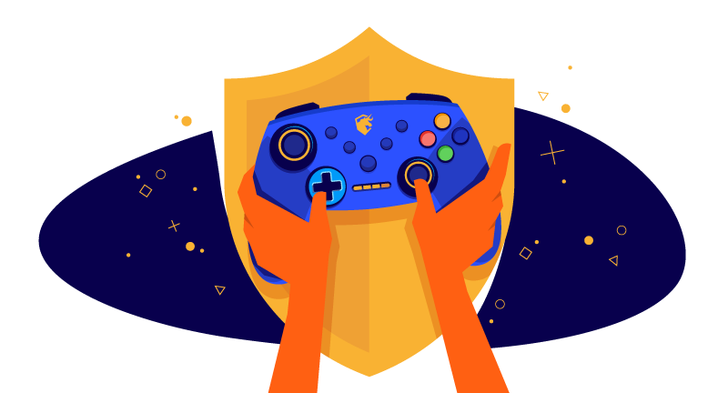 hedgehog using video game controller