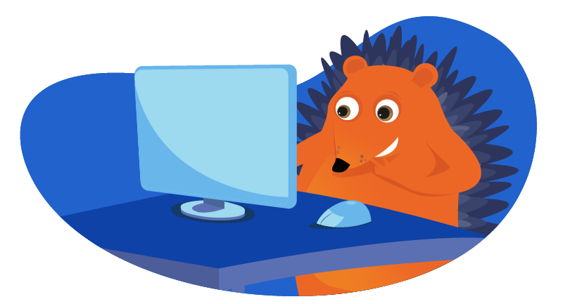 Hedgehog being clever about how he sets up his ecommerce website