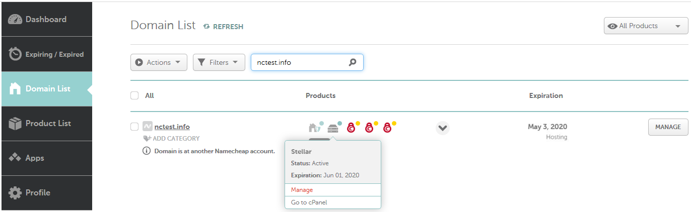 login to cPanel