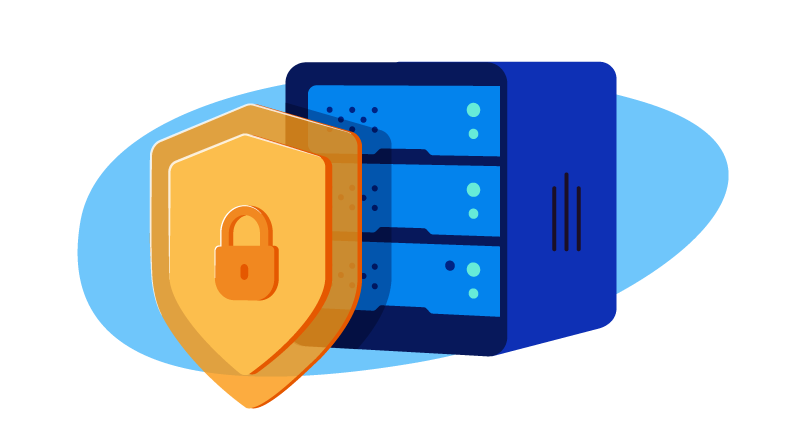 shield and computer server