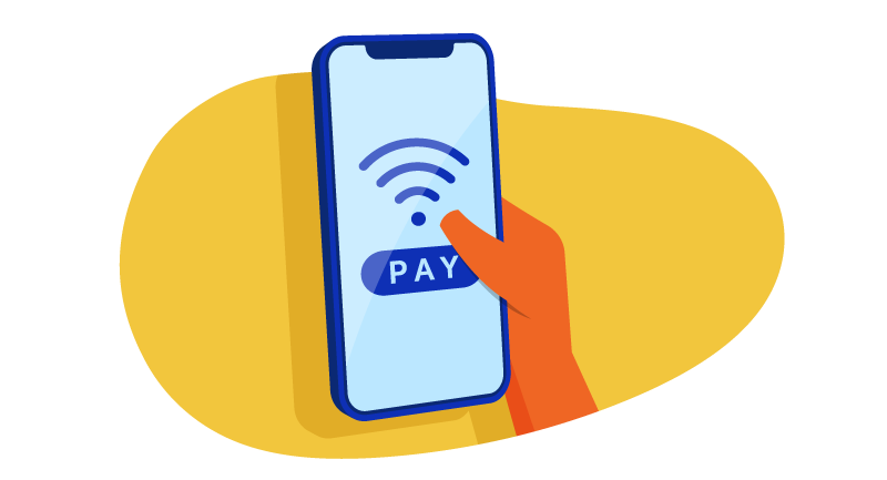 mobile phone with Apple pay