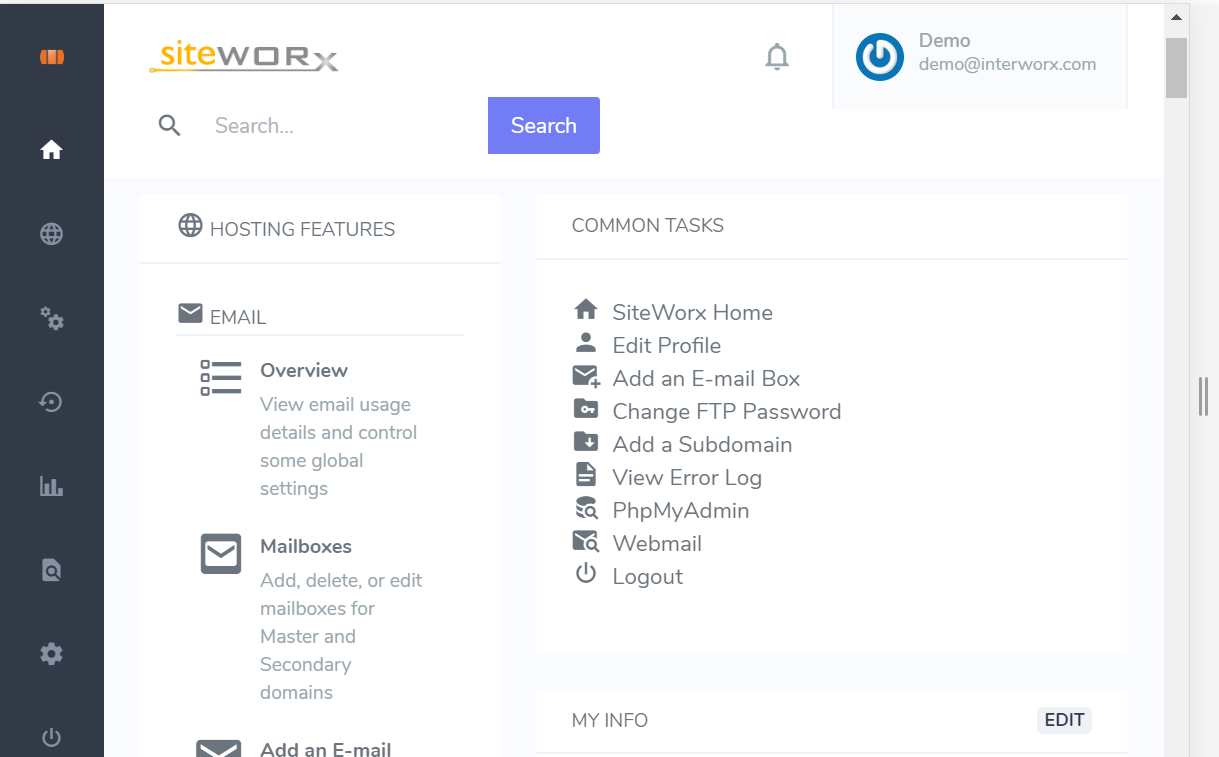 interworx - site worx