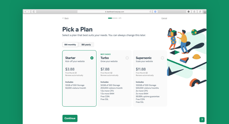 Wizard Step 2 screenshot