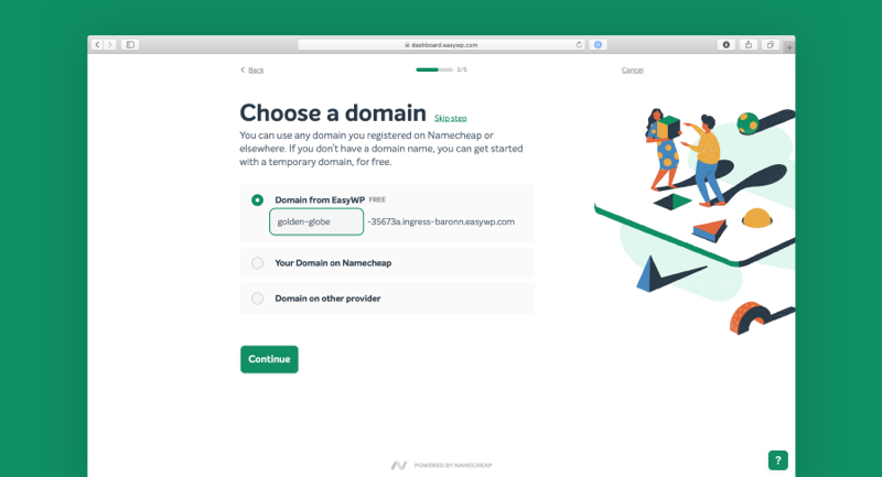 Wizard Step 3 screenshot