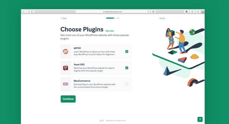 Wizard Step 4 screenshot