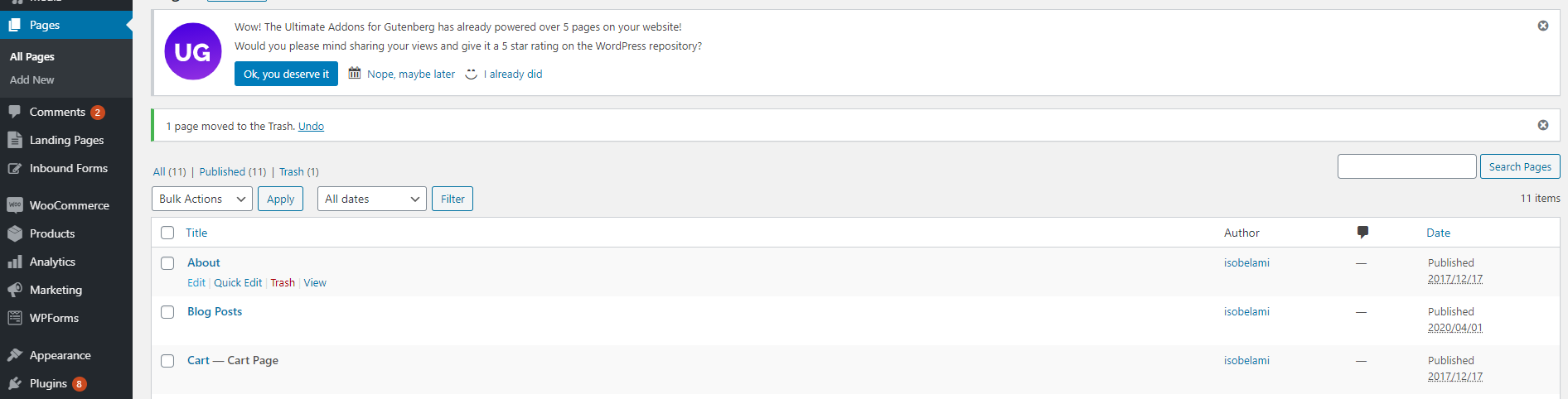 enable individual comments