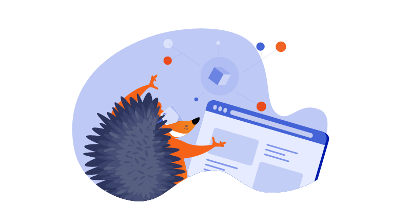 hedgehog choosing a .co domain