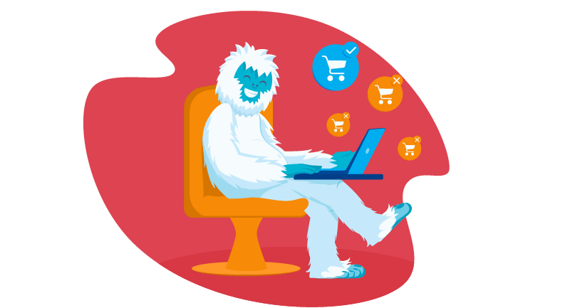Yeti researching purchases for Black Friday