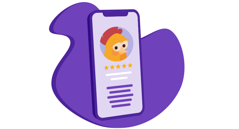 chicken getting a five star rating
