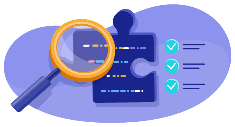 magnifying glass over plugin