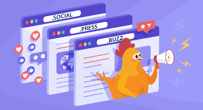 Hero image of Domains for Marketing and PR Companies