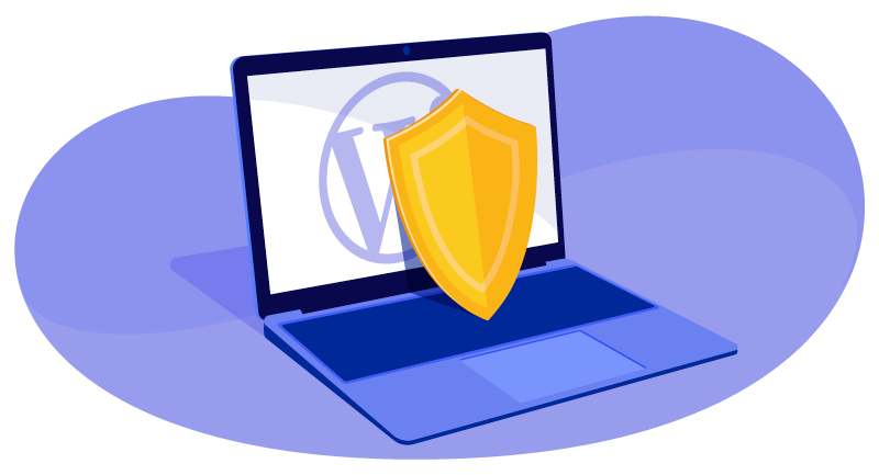 shield on WordPress website