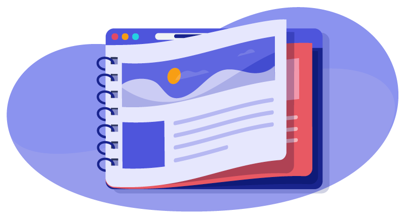 illustration for reviewing themes