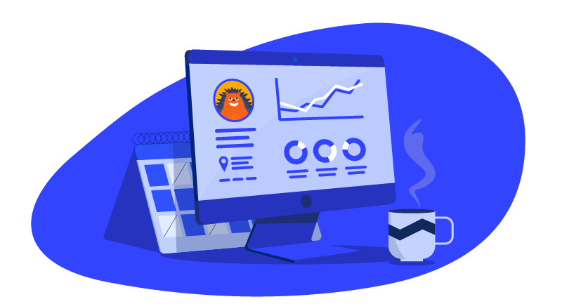 Illustraton of a website