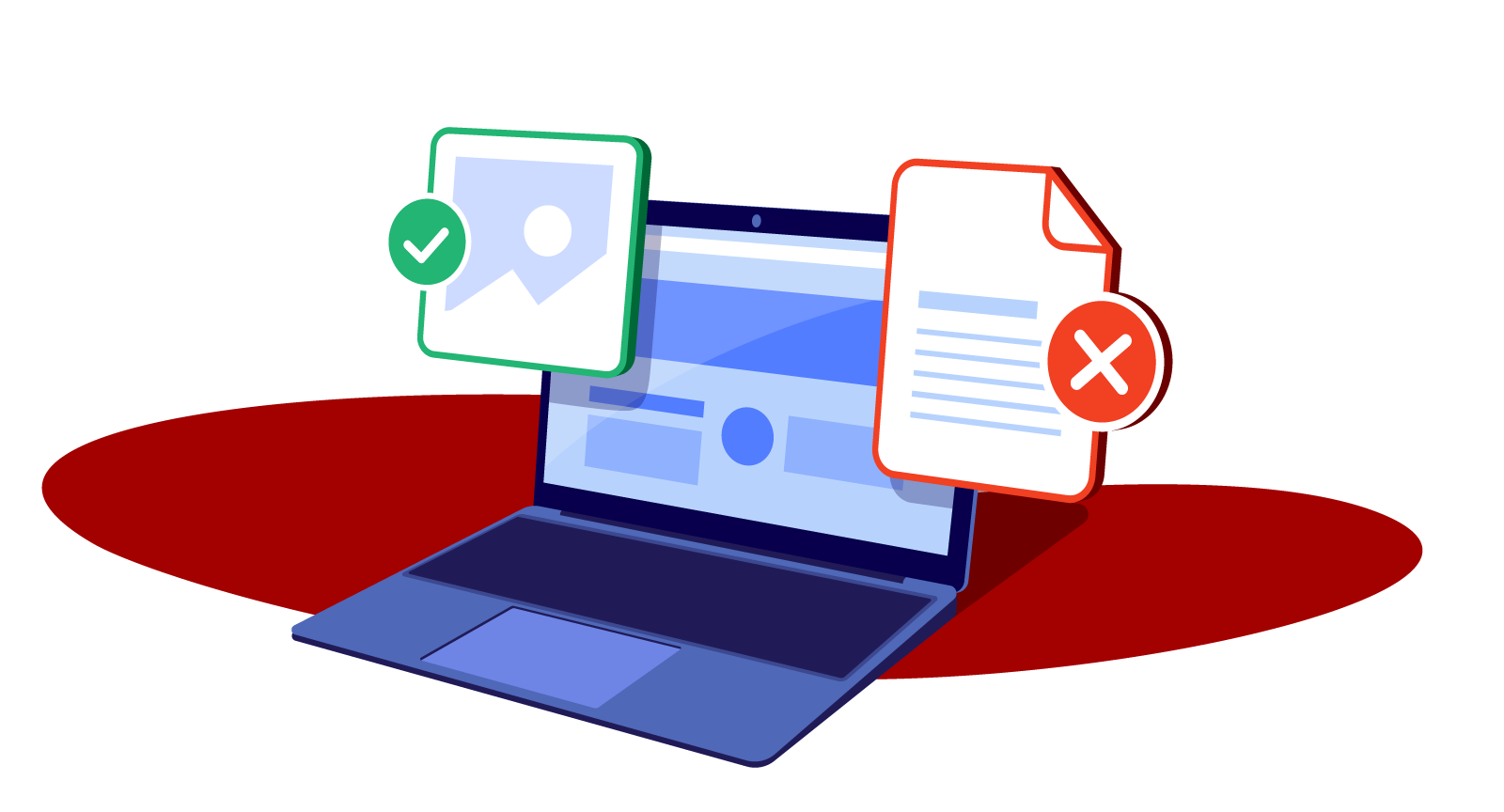 illustration of secure vs insecure content
